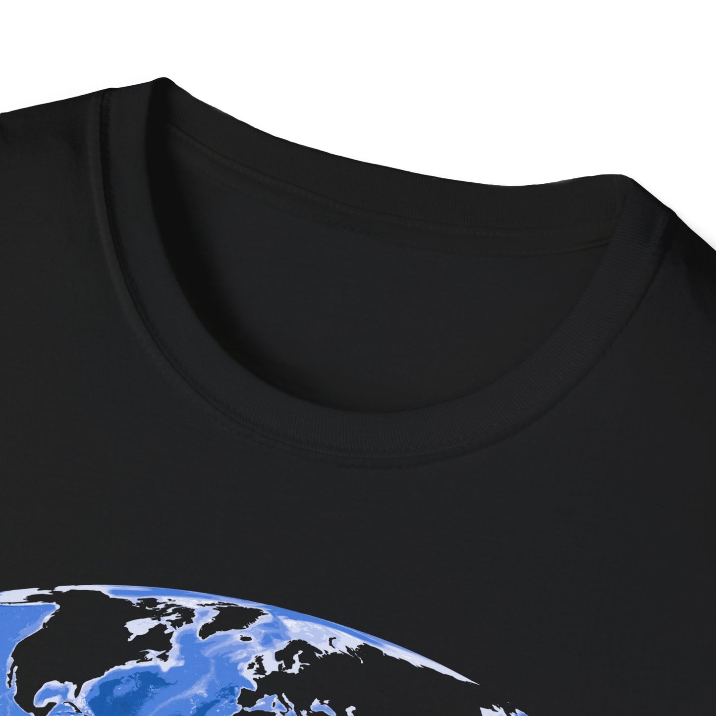 Map World Ocean Softstyle T-Shirt