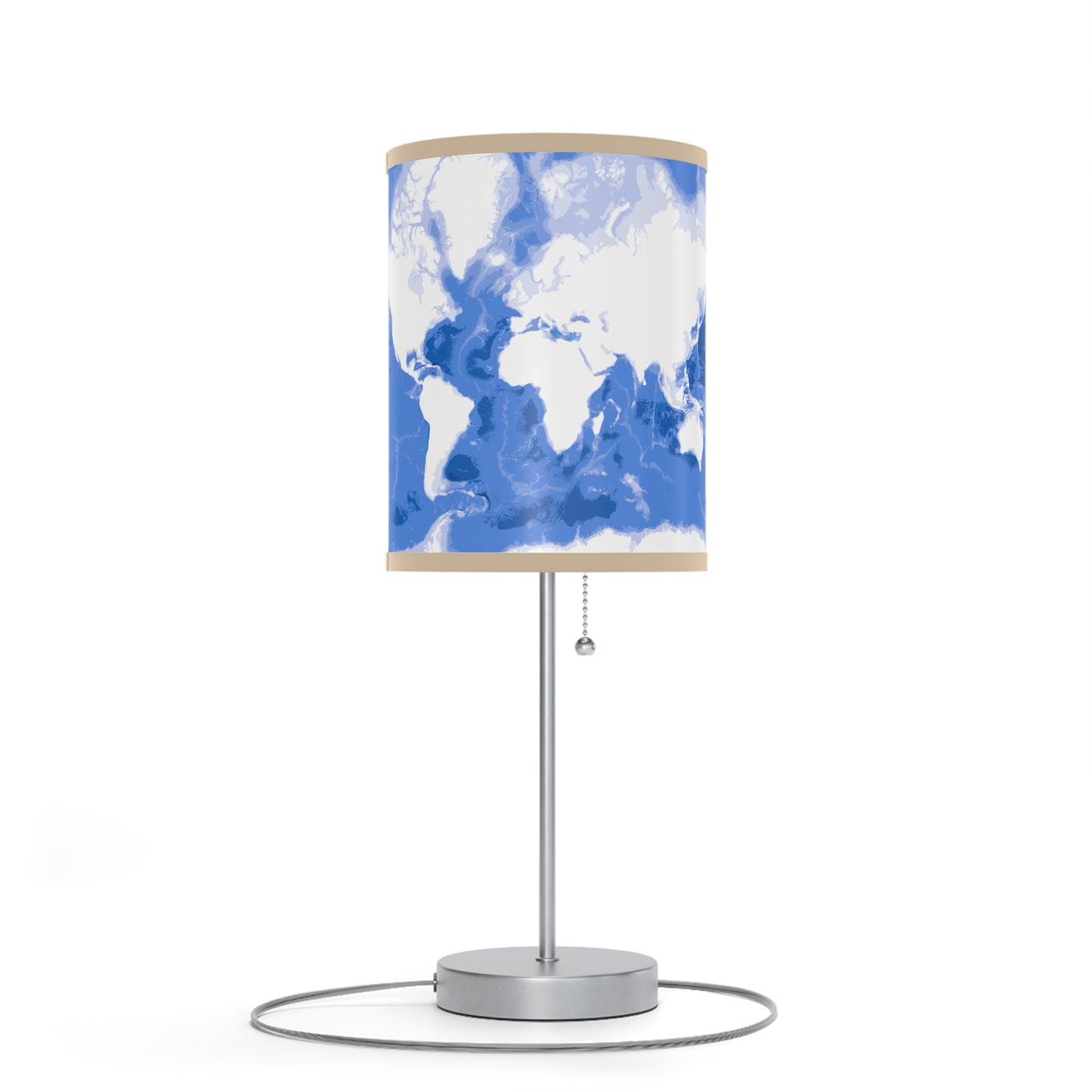 World map Lamp on a Stand, US|CA plug