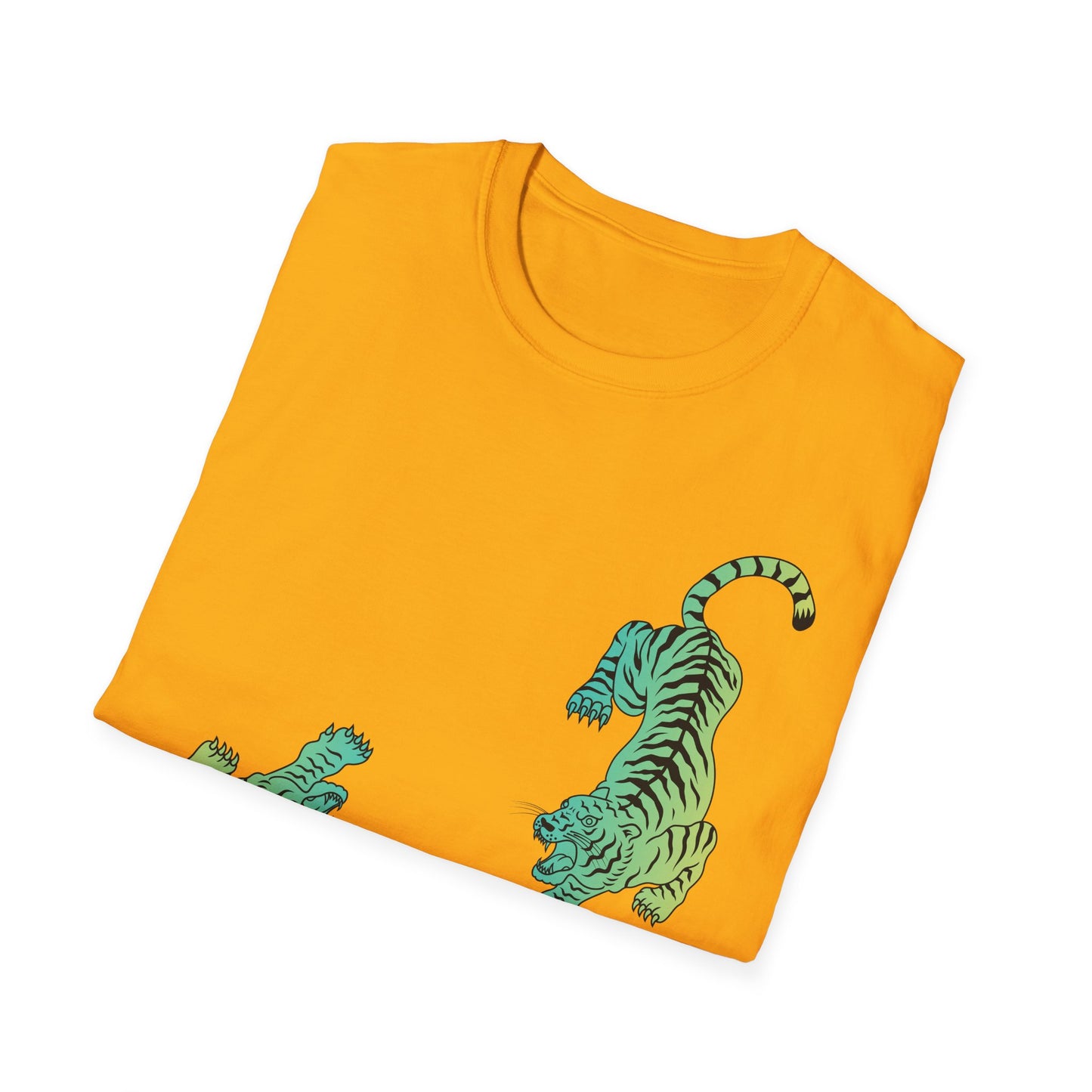 2 tigers Unisex Softstyle T-Shirt