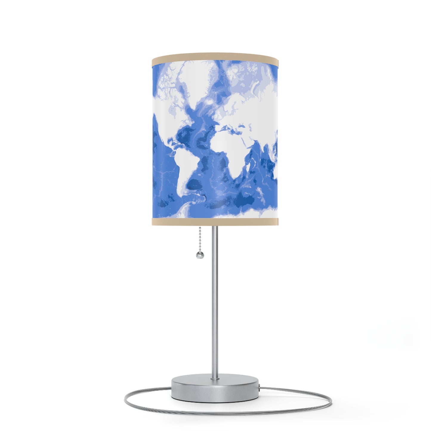 World map Lamp on a Stand, US|CA plug