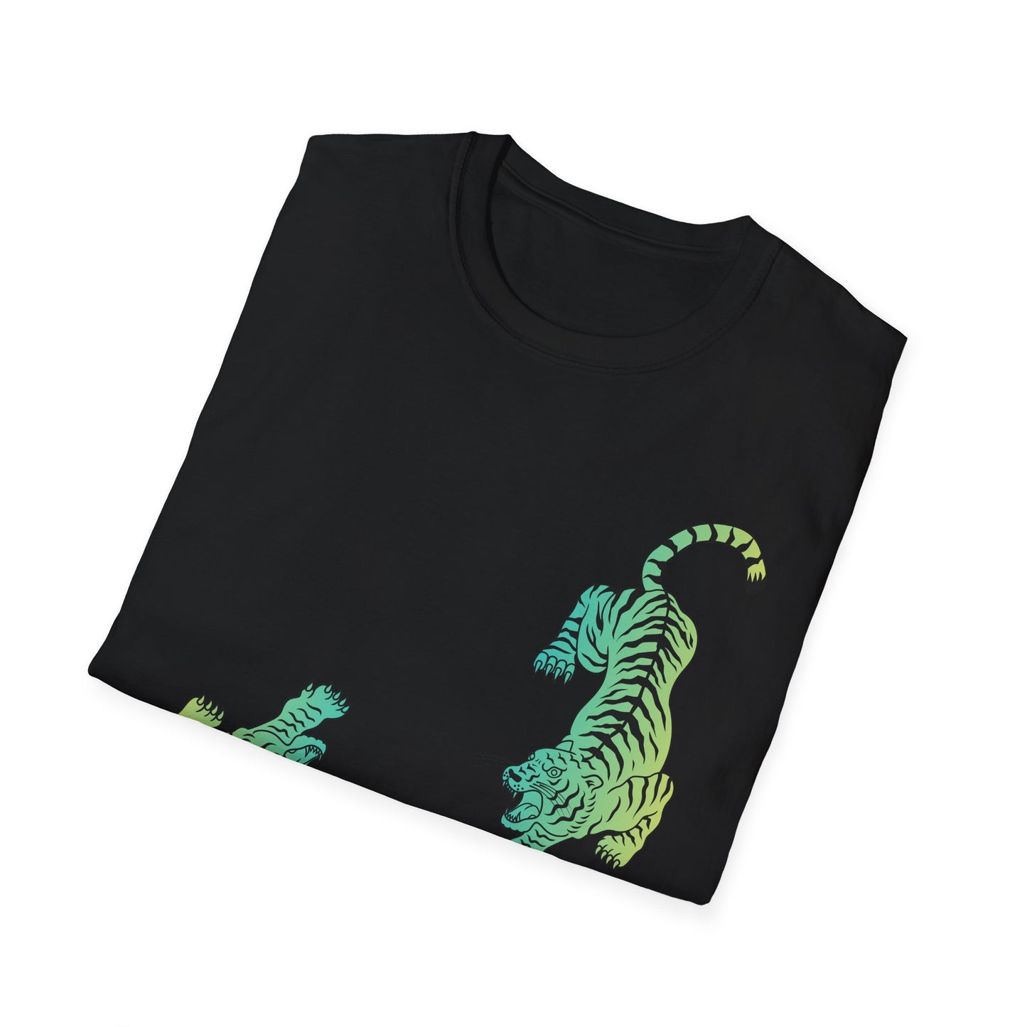 2 tigers Unisex Softstyle T-Shirt