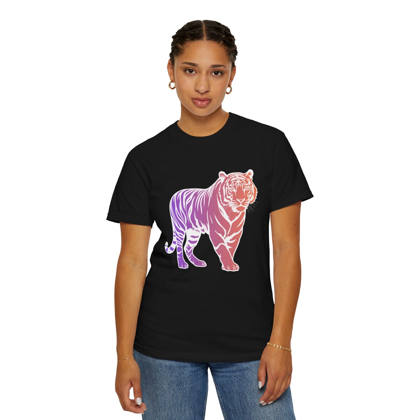 Tiger Unisex Garment-Dyed T-shirt